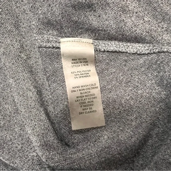 Soft Surroundings Floral Scoop Neck Handkerchief Hem Long Tunic Paisley Size 3X - Picture 10 of 12